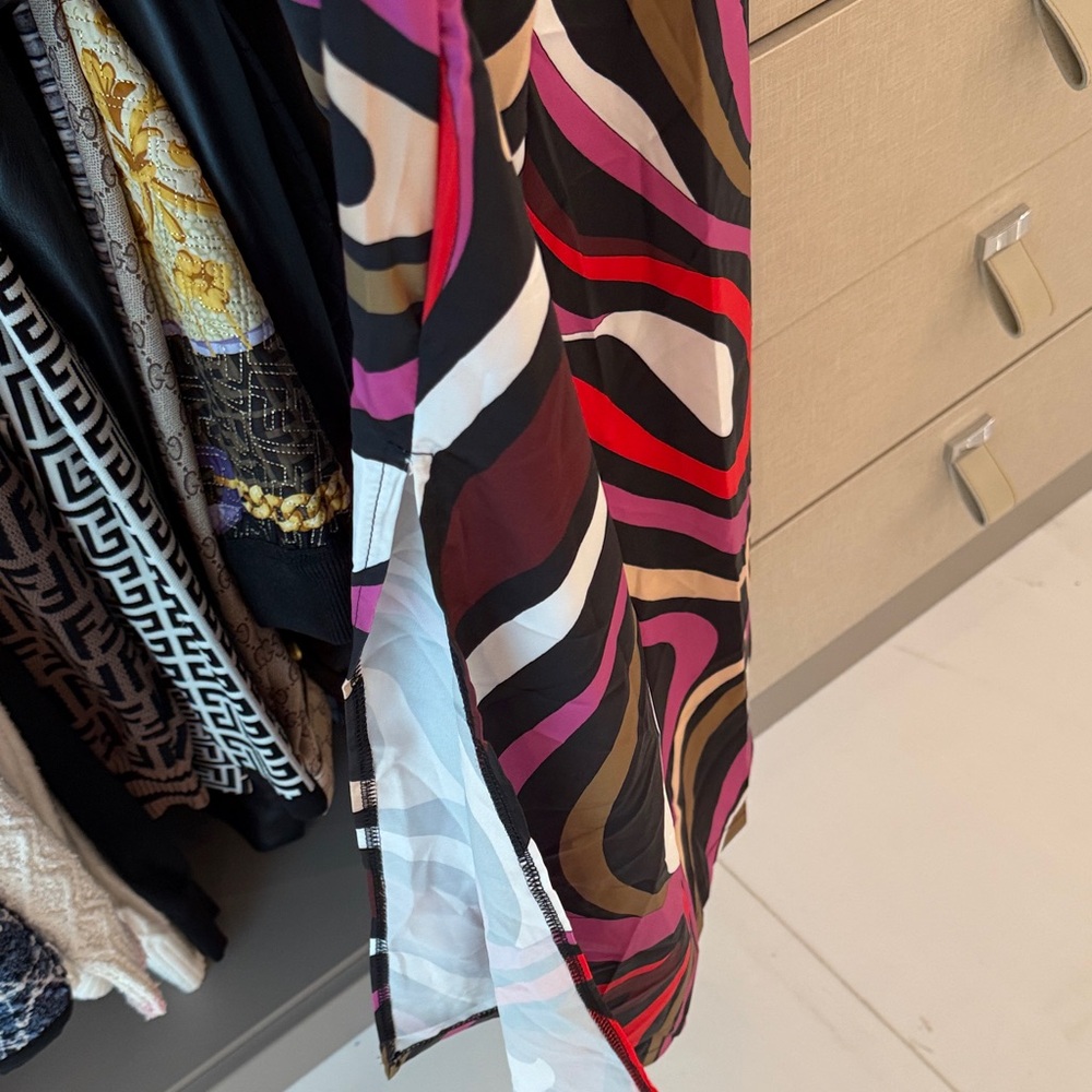 Colorful Abstract Maxi Dress - Picture 4 of 6